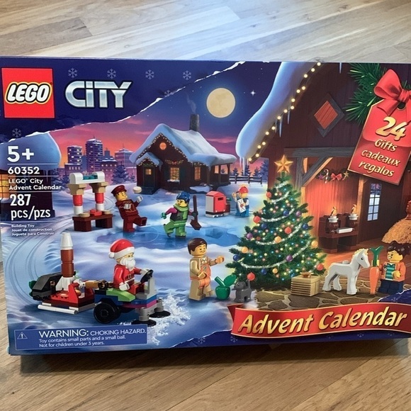 NIB Lego City Advent Calendar 287 Pieces Holiday Building Toy - Picture 1 of 12